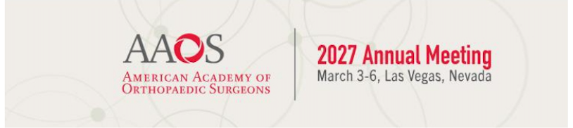 AAOS 2027 Annual Meeting